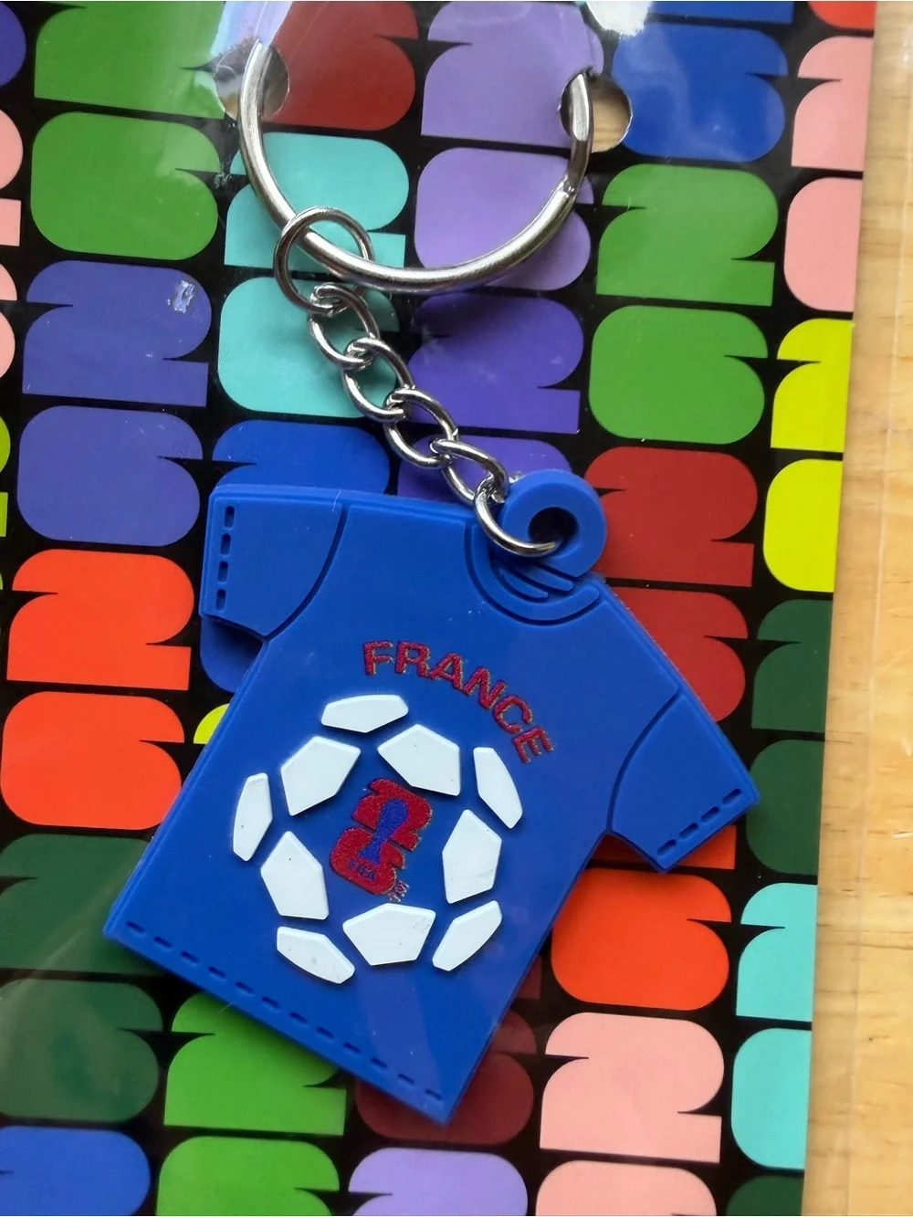 🇫🇷⚽ FIFA World Cup 2026™ France Jersey Keychain – Official ⚽🇫🇷